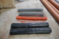 5 PART ROLLS OF WIRE/PLASTIC - 5