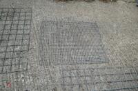 9 MIXED SHEETS OF WIRE MESH