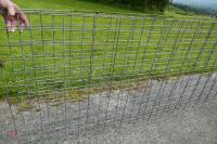 3 SHEETS OF 10'X 3' WIRE MESH - 4