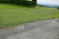 3 SHEETS OF 10'X 3' WIRE MESH - 8