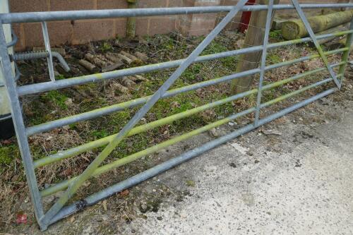 10' GALVANISED GATE