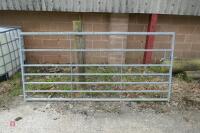 8' GALVANISED YARD GATE - 2