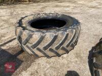 PAIR OF 650/65 R38 TYRES - 2