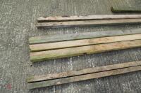 10 LENGTHS OF AIR DRIED OAK TIMBER - 3