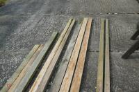 10 LENGTHS OF AIR DRIED OAK TIMBER - 4