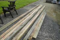 10 LENGTHS OF AIR DRIED OAK TIMBER - 7