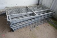 10 GALVANISED 6' SHEEP LAMBING HURDLES - 7