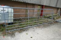 12' GALVANISED GATE - 8