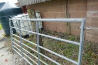 8' GALVANISED YARD GATE - 2