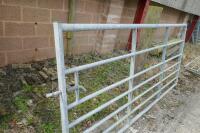 8' GALVANISED YARD GATE - 4