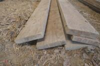 6 11' 8'' TIMBER BOARDS - 2