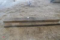 3 8 1/2' RAILWAY SLEEPERS - 3