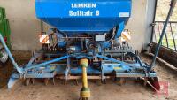 2009 LEMKEN 3M ZIRCON POWER HARROW C/W 2009 LEMKEN SOLITAIRE 8 DISC DRILL - 3