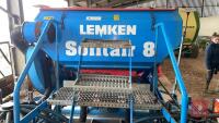 2009 LEMKEN 3M ZIRCON POWER HARROW C/W 2009 LEMKEN SOLITAIRE 8 DISC DRILL - 10