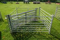 8 GALVANISED 6' SHEEP HURDLES - 3