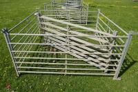 8 GALVANISED 6' SHEEP HURDLES - 4