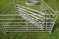 7 GALVANISED 6' SHEEP HURDLES - 2