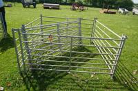 7 GALVANISED 6' SHEEP HURDLES - 3