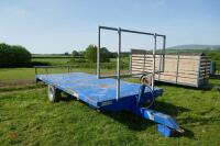 2010 WARKICK 18' SINGLE AXLE BALE TRAILER