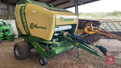 2016 KRONE V150 XC COMPRIMA VARIABLE CHAMBER ROUND BALER