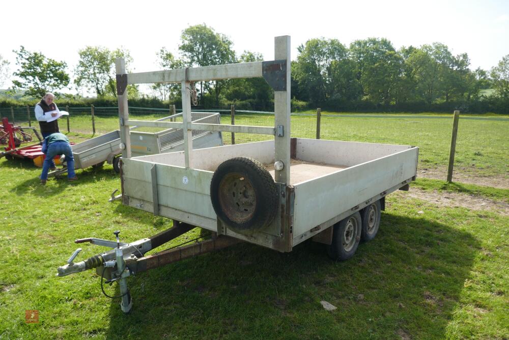 FLATBED TWIN AXLE TRAILER