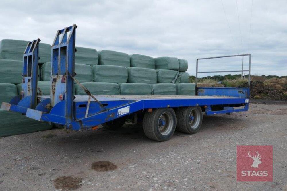 JPM 25' TWIN AXLE LOW LOADING TRAILER