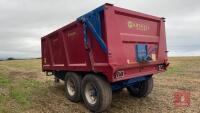 2013 MARSHALL QM12 12T MONOCOQUE TWIN AXLE GRAIN TRAILER - 7