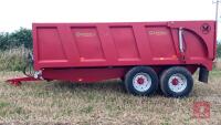 2017 MARSHALL QM12 12T MONOCOQUE TWIN AXLE GRAIN TRAILER