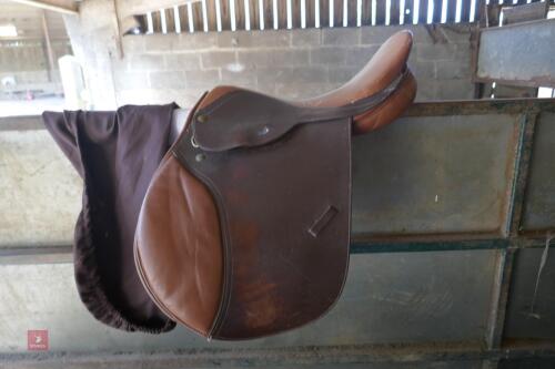 16.5'' GALLOP BROWN LEATHER SADDLE