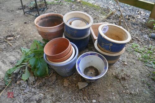 LARGE QTY OF SMALL PLANT POTS