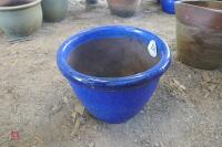 BLUE PLANT POT - 3