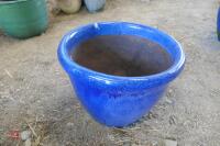 BLUE PLANT POT - 4