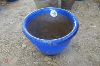 BLUE PLANT POT - 5