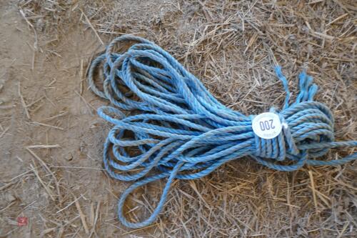 QTY OF BLUE ROPE