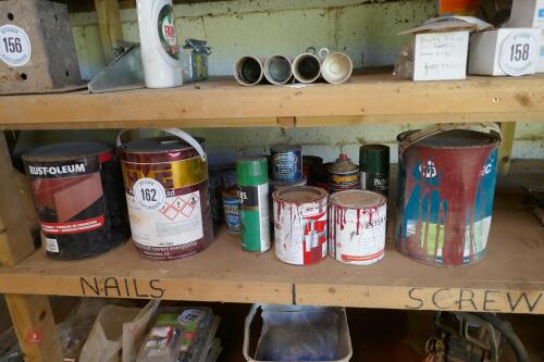 QTY OF PART USED CANS OF PAINT