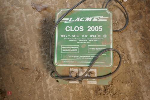 LACME CLOS 2005 ELECTRIC FENCER UNIT