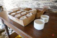 12 X 7OZ WHITE SUGAR POTS - 4