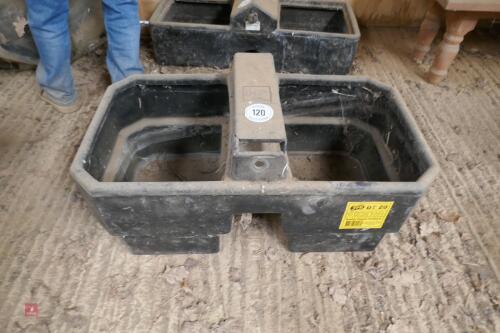 JFC DT20 DOUBLE PLASTIC WATER TROUGH