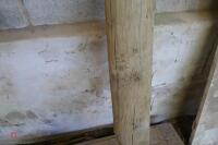 7' WOODEN GATE POSTS - 2