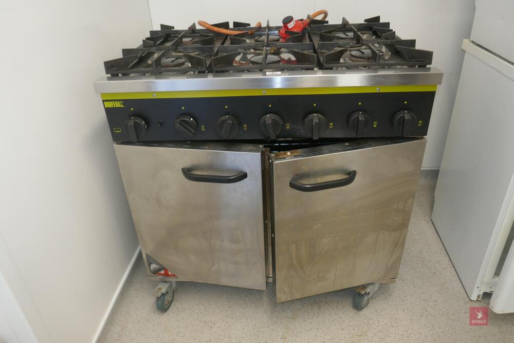 BUFFALO 6 RING INDUSTRIAL OVEN