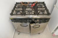 BUFFALO 6 RING INDUSTRIAL OVEN - 4