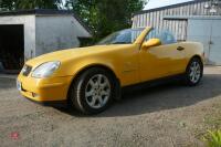 2000 MERCEDES SLK230 CONVERTIBLE CAR - 2