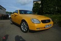 2000 MERCEDES SLK230 CONVERTIBLE CAR - 22