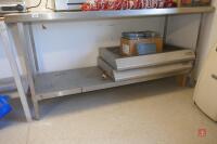 6' X 22" SS KITCHEN WORK TABLE