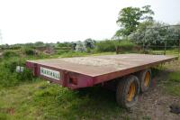 2000 MARSHALL 21' TWIN AXLE BALE TRAILER - 2