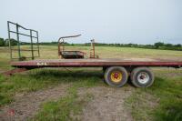 2000 MARSHALL 21' TWIN AXLE BALE TRAILER - 4