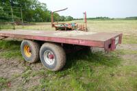 2000 MARSHALL 21' TWIN AXLE BALE TRAILER - 5