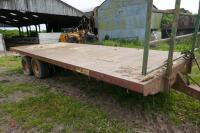 2000 MARSHALL 21' TWIN AXLE BALE TRAILER - 12