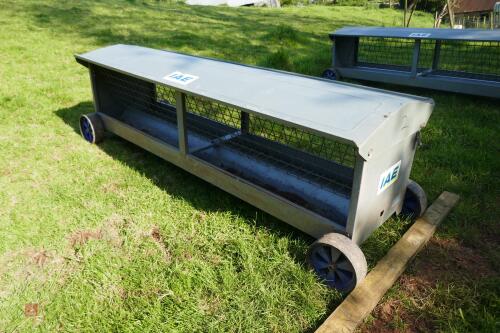 IAE GALVANISED MOBILE SHEEP HAY FEEDER