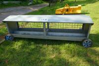 IAE GALVANISED MOBILE SHEEP HAY FEEDER - 4